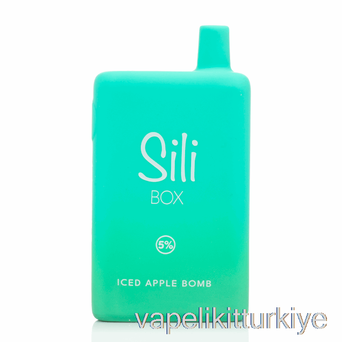 Vape Likit Sili Kutusu 6000 Tek Kullanımlık Buzlu Elma Bombası